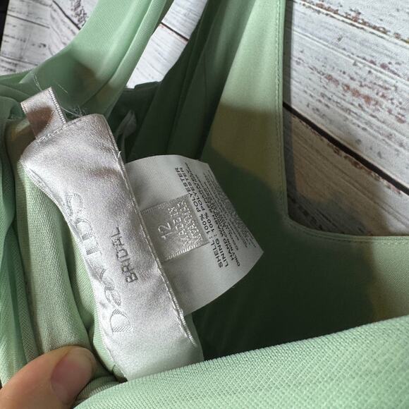 David's Bridal Meadow Long Mesh Dress - Size 12 - NWT - Picture 4 of 5